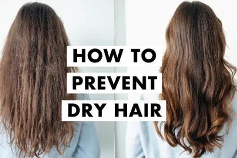 What are the causes of dry hair?