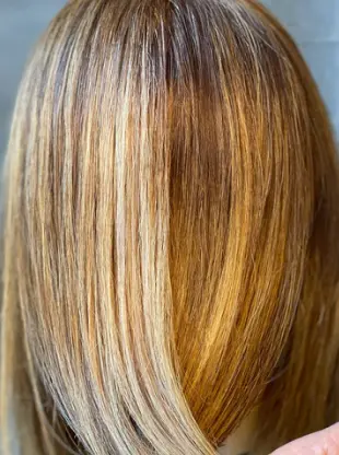 What does brassy hair mean?