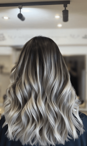 silver balayage