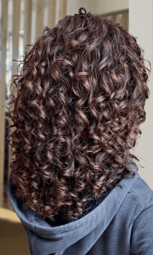 long thick curls