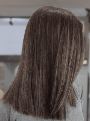 soft highlights dark hair