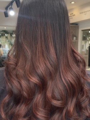 red balayage oxfordshire