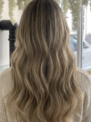 blonde highlights