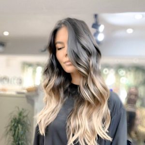 ombre on dark hair