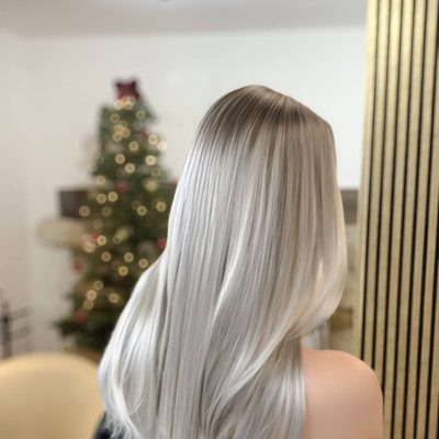 silver hair babylights