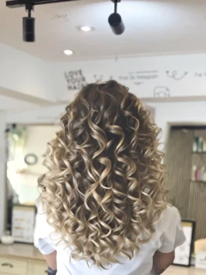 perm on highlighted hair